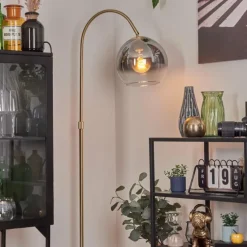 Koyoto Boule lumineuse, Lampadaire Laiton, 1 lumière