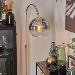 Koyoto Boule lumineuse, Lampadaire Laiton, 1 lumière