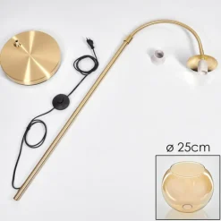 Koyoto Boule lumineuse, Lampadaire Laiton, 1 lumière