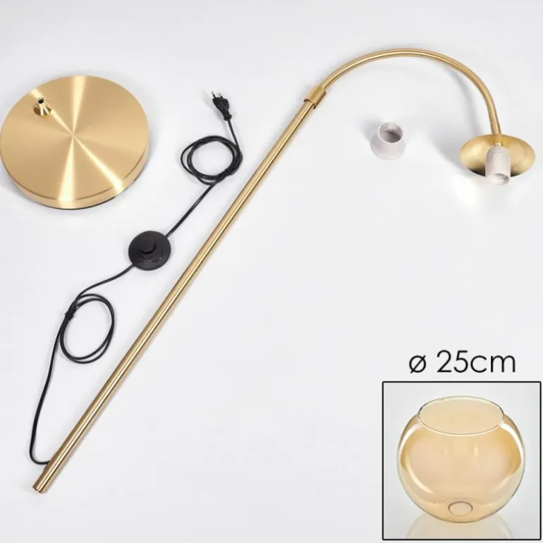 Koyoto Boule lumineuse, Lampadaire Laiton, 1 lumière