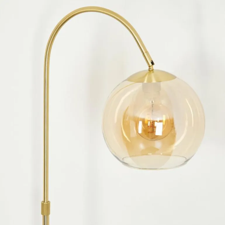 Koyoto Boule lumineuse, Lampadaire Laiton, 1 lumière