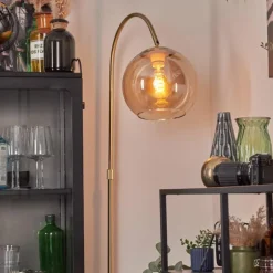 Koyoto Boule lumineuse, Lampadaire Laiton, 1 lumière