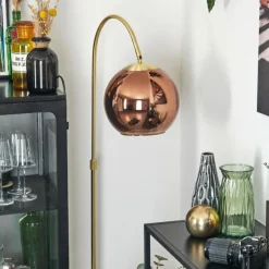 Koyoto Boule lumineuse, Lampadaire Laiton, 1 lumière