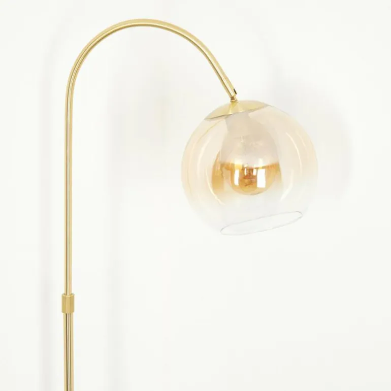 Koyoto Boule lumineuse, Lampadaire Laiton, 1 lumière