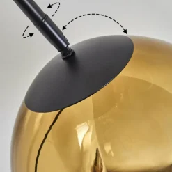 Koyoto Boule lumineuse, Lampadaire Or, Clair, 1 lumière