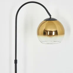 Koyoto Boule lumineuse, Lampadaire Or, Clair, 1 lumière