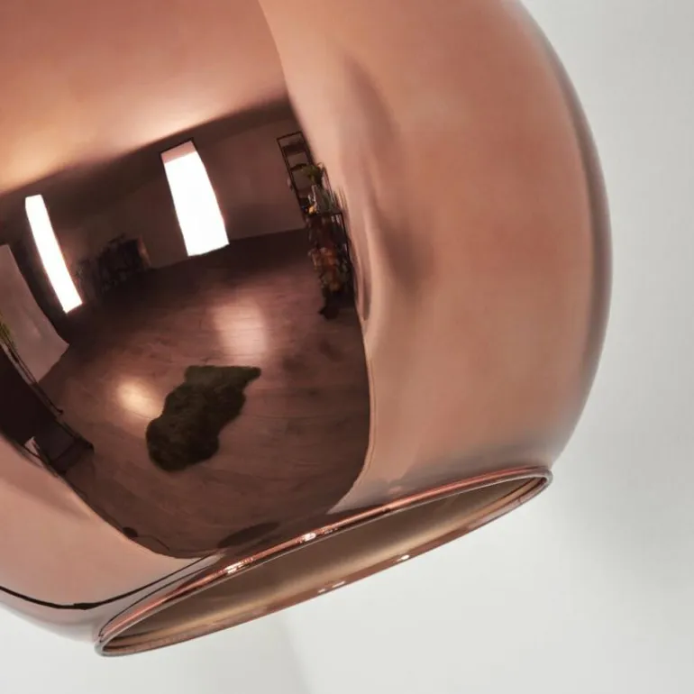 Koyoto Boule lumineuse, Lampadaire Cuivré, 1 lumière