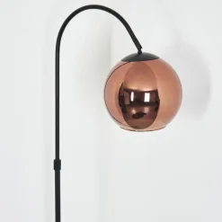Koyoto Boule lumineuse, Lampadaire Cuivré, 1 lumière