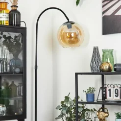 Koyoto Boule lumineuse, Lampadaire Ambre, 1 lumière