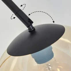 Koyoto Boule lumineuse, Lampadaire Ambre, 1 lumière
