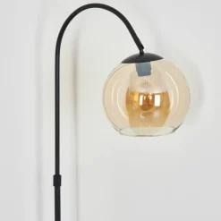 Koyoto Boule lumineuse, Lampadaire Ambre, 1 lumière