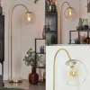 Koyoto Boule lumineuse, Lampadaire Laiton, 1 lumière