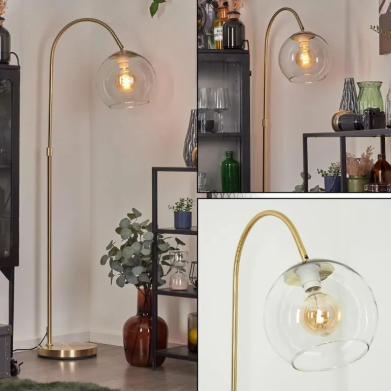 Koyoto Boule lumineuse, Lampadaire Laiton, 1 lumière