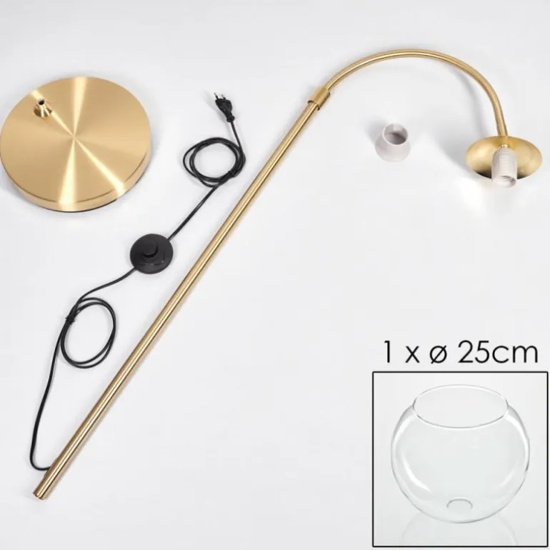 Koyoto Boule lumineuse, Lampadaire Laiton, 1 lumière
