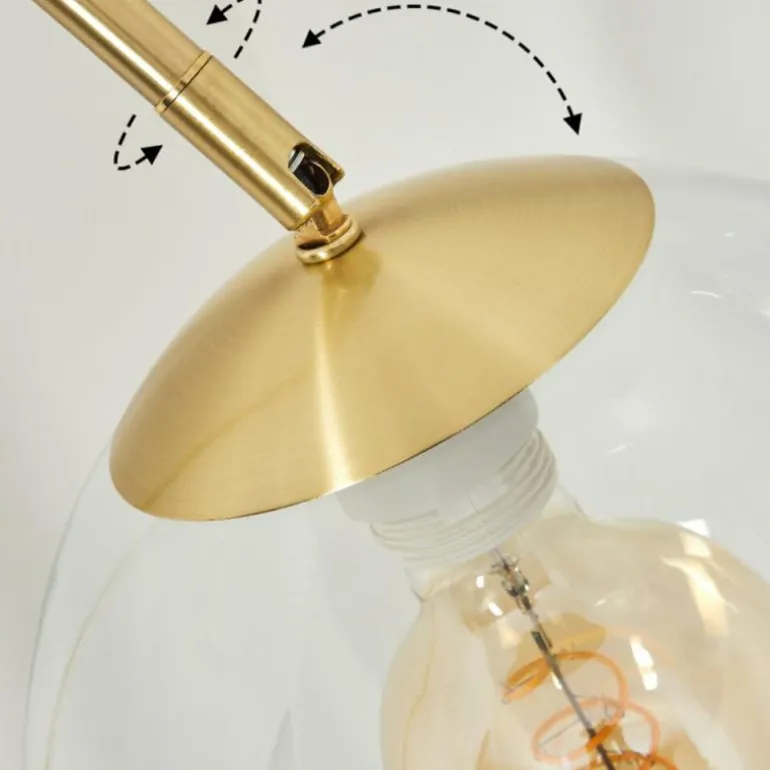 Koyoto Boule lumineuse, Lampadaire Laiton, 1 lumière