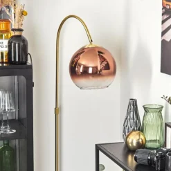 Koyoto Boule lumineuse, Lampadaire Laiton, 1 lumière