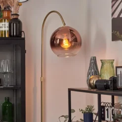 Koyoto Boule lumineuse, Lampadaire Laiton, 1 lumière