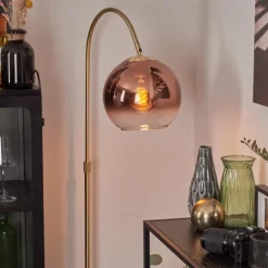 Koyoto Boule lumineuse, Lampadaire Laiton, 1 lumière