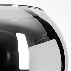 Koyoto Boule lumineuse, Lampe de bureau, Lampe à poser Chrome, Fumé, 1 lumière