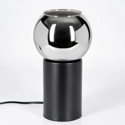 Koyoto Boule lumineuse, Lampe de bureau, Lampe à poser Chrome, Fumé, 1 lumière
