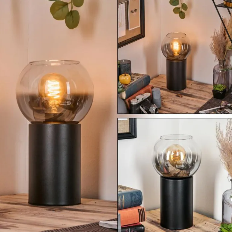 Koyoto Boule lumineuse, Lampe de bureau, Lampe à poser Clair, Fumé, 1 lumière
