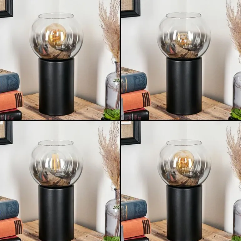 Koyoto Boule lumineuse, Lampe de bureau, Lampe à poser Clair, Fumé, 1 lumière