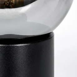 Koyoto Boule lumineuse, Lampe de bureau, Lampe à poser Clair, Fumé, 1 lumière