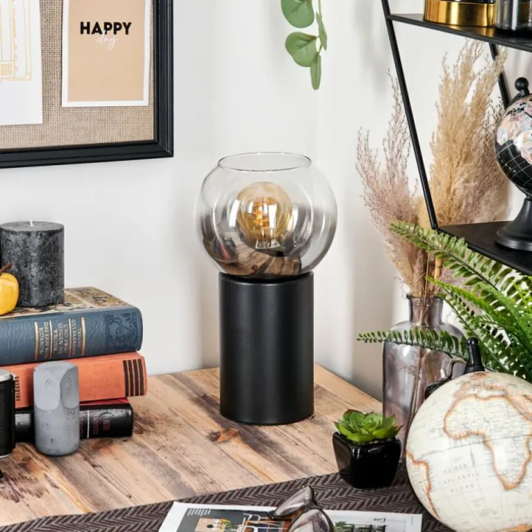 Koyoto Boule lumineuse, Lampe de bureau, Lampe à poser Clair, Fumé, 1 lumière