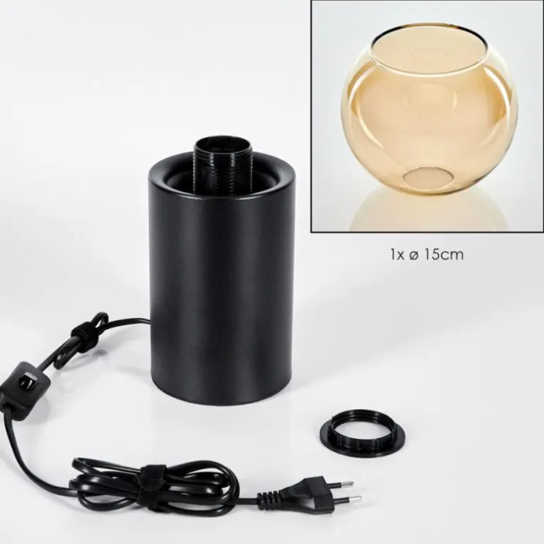 Koyoto Boule lumineuse, Lampe de bureau, Lampe à poser Ambre, 1 lumière