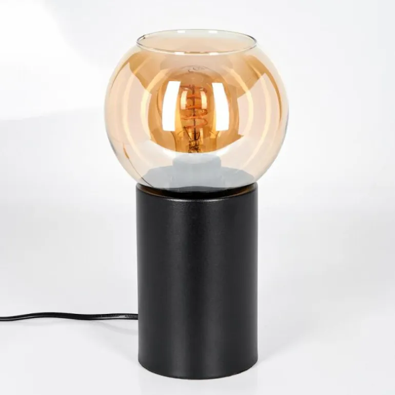 Koyoto Boule lumineuse, Lampe de bureau, Lampe à poser Ambre, 1 lumière