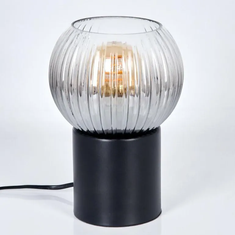 Koyoto Boule lumineuse, Lampe de bureau, Lampe à poser Clair, Fumé, 1 lumière