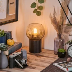 Koyoto Boule lumineuse, Lampe de bureau, Lampe à poser Clair, Fumé, 1 lumière