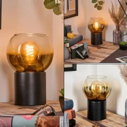 Koyoto Boule lumineuse, Lampe de bureau, Lampe à poser Or, Clair, 1 lumière