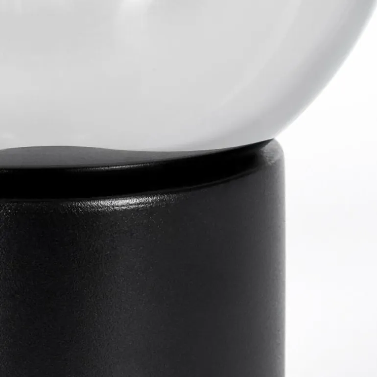 Koyoto Boule lumineuse, Lampe de bureau, Lampe à poser Chrome, Clair, Fumé, 1 lumière