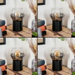 Koyoto Boule lumineuse, Lampe de bureau, Lampe à poser Clair, Fumé, 1 lumière