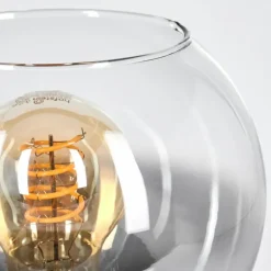Koyoto Boule lumineuse, Lampe de bureau, Lampe à poser Clair, Fumé, 1 lumière