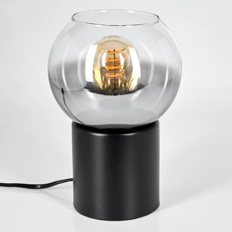 Koyoto Boule lumineuse, Lampe de bureau, Lampe à poser Clair, Fumé, 1 lumière