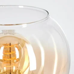 Koyoto Boule lumineuse, Lampe de bureau, Lampe à poser Ambre, Clair, 1 lumière