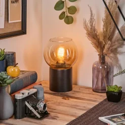 Koyoto Boule lumineuse, Lampe de bureau, Lampe à poser Ambre, Clair, 1 lumière