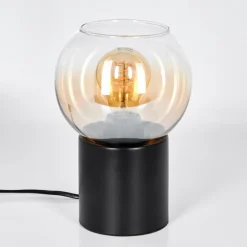 Koyoto Boule lumineuse, Lampe de bureau, Lampe à poser Ambre, Clair, 1 lumière