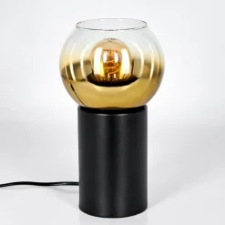 Koyoto Boule lumineuse, Lampe de bureau, Lampe à poser Or, Clair, 1 lumière