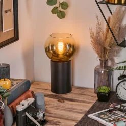 Koyoto Boule lumineuse, Lampe de bureau, Lampe à poser Or, Clair, 1 lumière