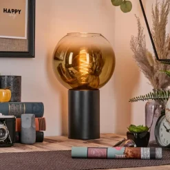 Koyoto Boule lumineuse, Lampe de bureau, Lampe à poser Or, Clair, 1 lumière