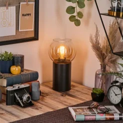 Koyoto Boule lumineuse, Lampe de bureau, Lampe à poser Ambre, Clair, 1 lumière