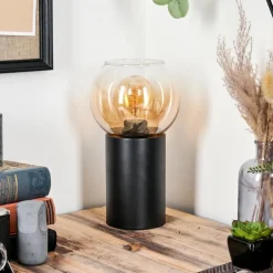 Koyoto Boule lumineuse, Lampe de bureau, Lampe à poser Ambre, Clair, 1 lumière