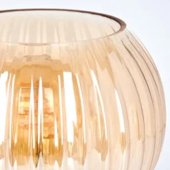 Koyoto Boule lumineuse, Lampe de bureau, Lampe à poser Ambre, 1 lumière