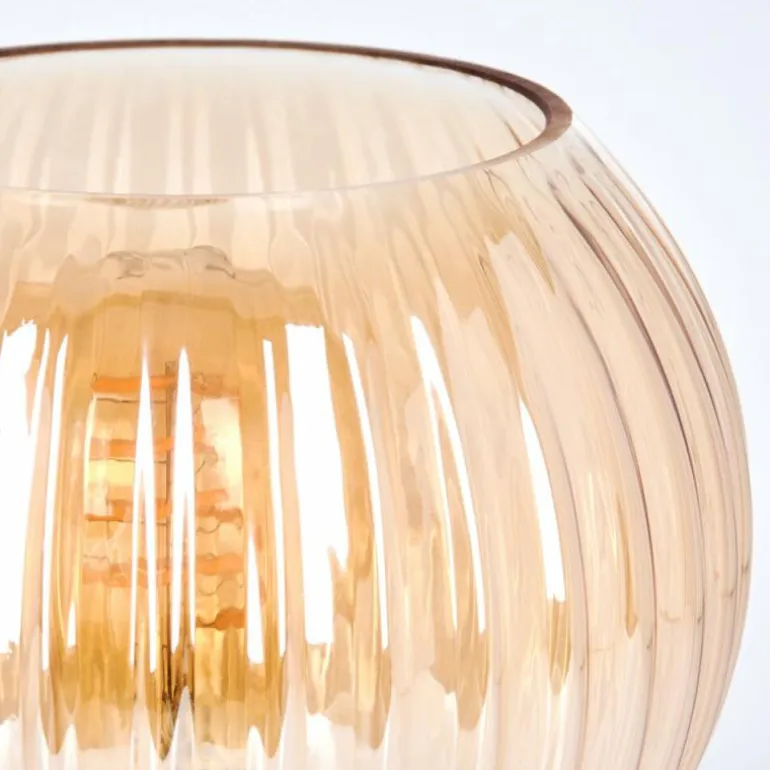 Koyoto Boule lumineuse, Lampe de bureau, Lampe à poser Ambre, 1 lumière