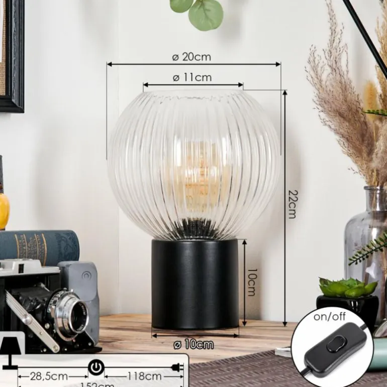 Koyoto Boule lumineuse, Lampe de bureau, Lampe à poser Clair, 1 lumière