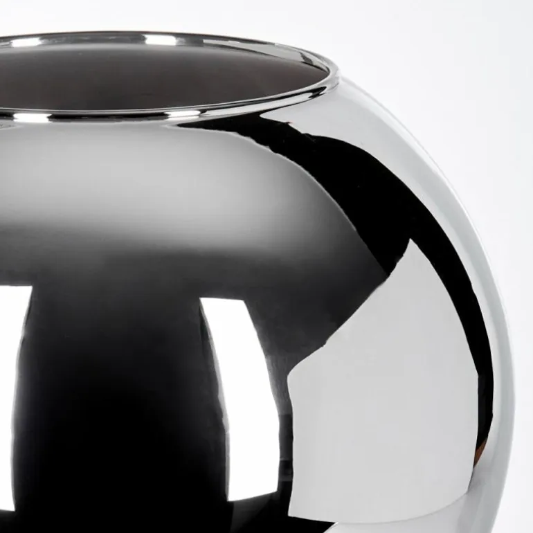 Koyoto Boule lumineuse, Lampe de bureau, Lampe à poser Chrome, Fumé, 1 lumière