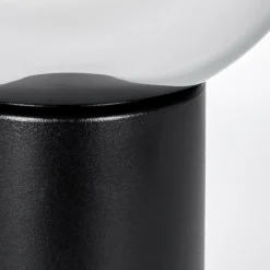 Koyoto Boule lumineuse, Lampe de bureau, Lampe à poser Chrome, Fumé, 1 lumière